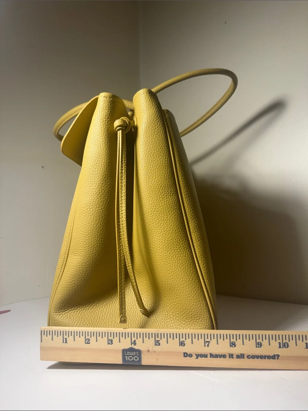 Yellow Genuine Leather Top-Handle Women’s Bag